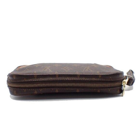 LOUIS VUITTON Marly Dragonne PM Clutch Hand Bag Monogram Leather M51827 04EF462 - Picture 5 of 14